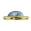 1 ¾″ Sash Pulley Polished Brass