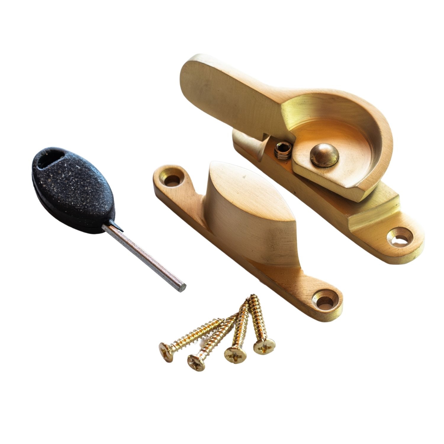 Fitch Fastener Satin Brass - Locking