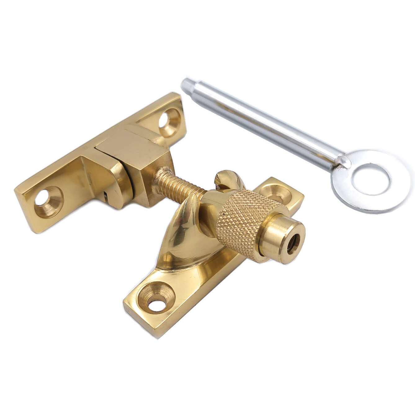 Brighton Fastener Small – PVD Brass – Locking
