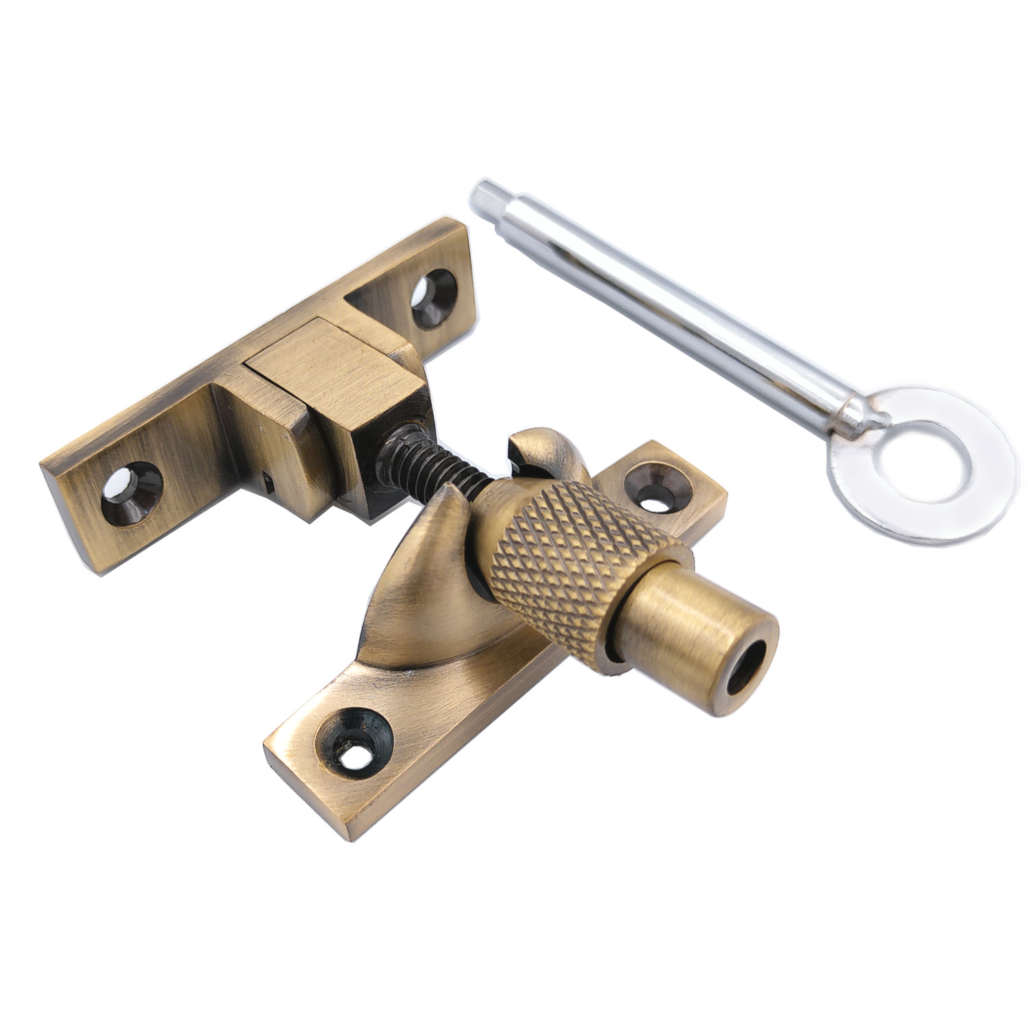 Brighton Fastener Small – Antique Brass – Locking