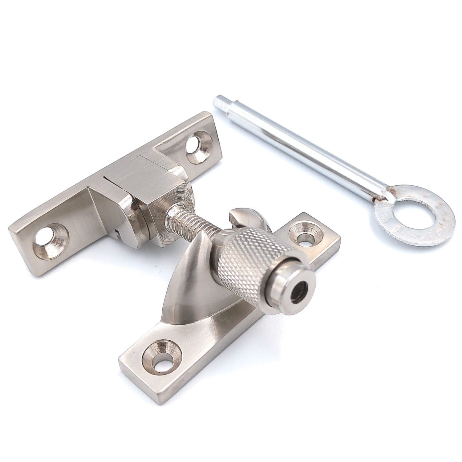 Brighton Fastener Small – Satin Nickel – Locking
