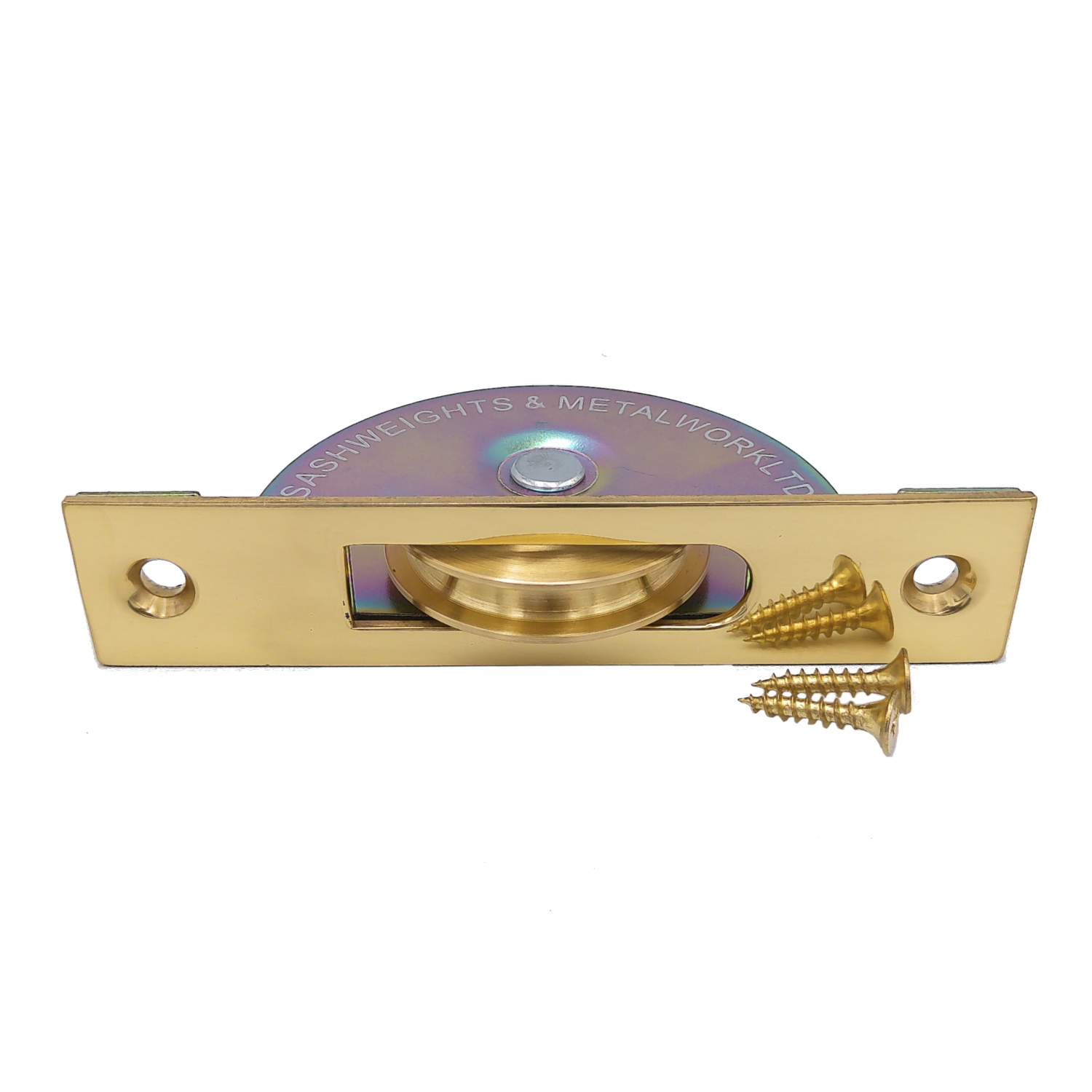 1 ¾″ Sash Pulley PVD Brass