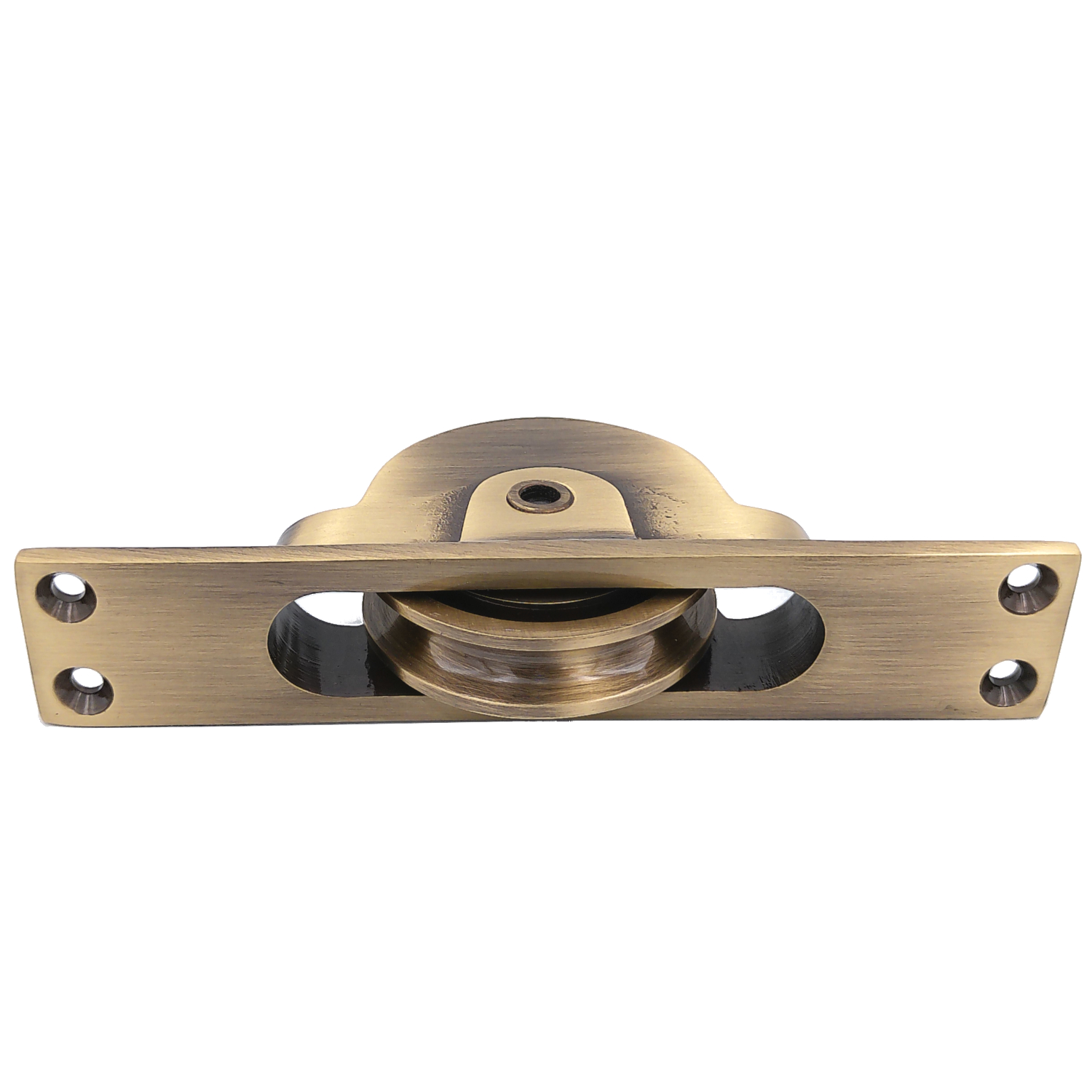 Traditional Heavy Cast Brass Pulley