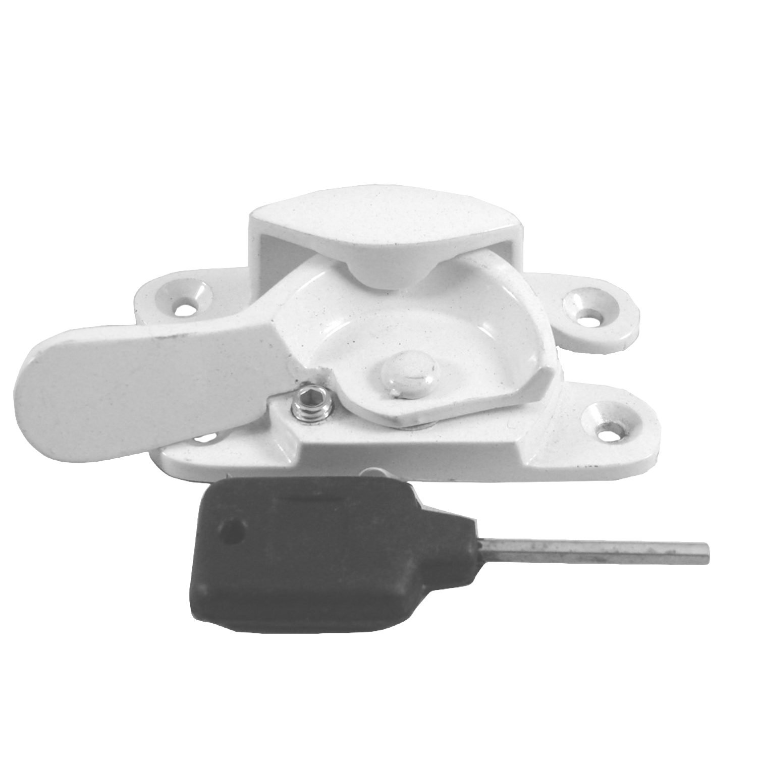 Fitch Fastener Polished White - Locking