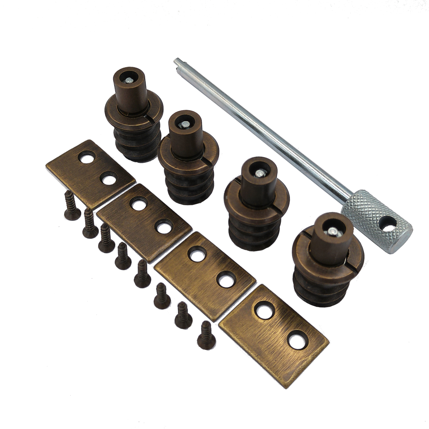 Sash Restrictor Rusted Antique Brass