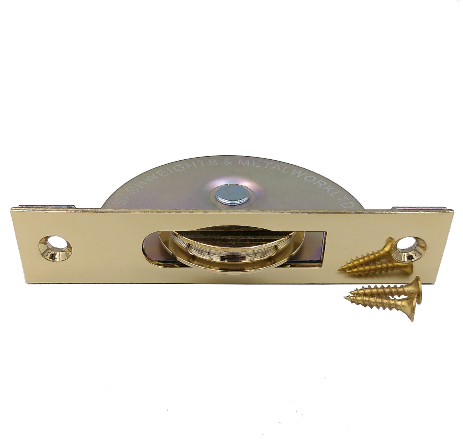1 ¾″ Sash Pulley PVD Brass