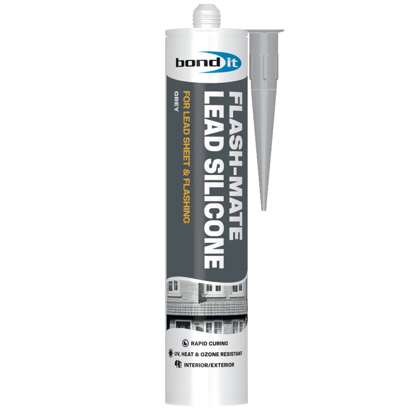 Flash Mate Lead Silicone Sealant Bond It - Grey - 285ml
