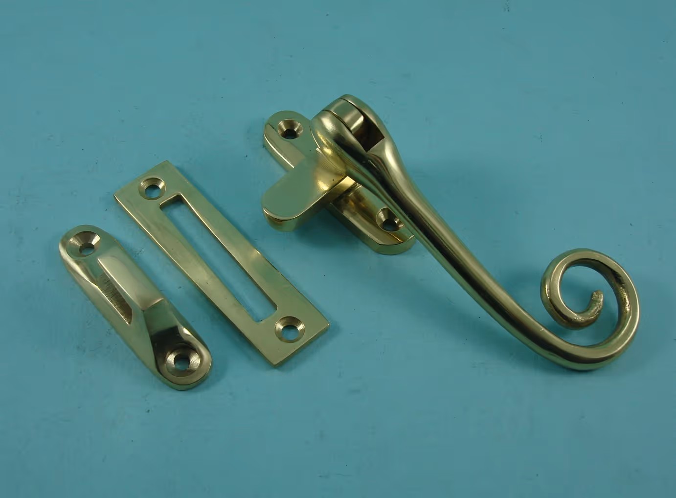 Monkeytail Casement Fastener with Hook & Mortice Plate