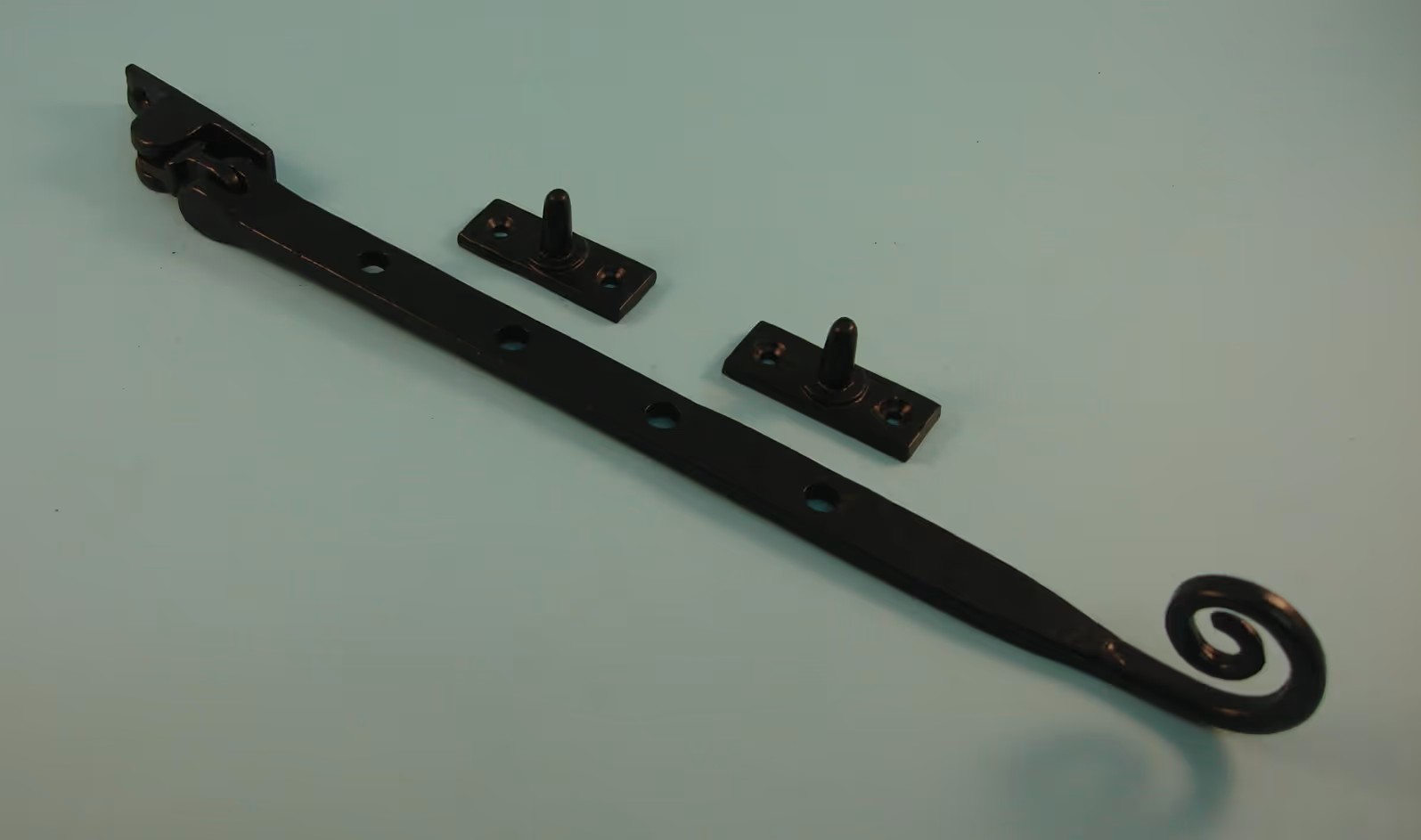 Monkeytail Casement Stay - Black Antique