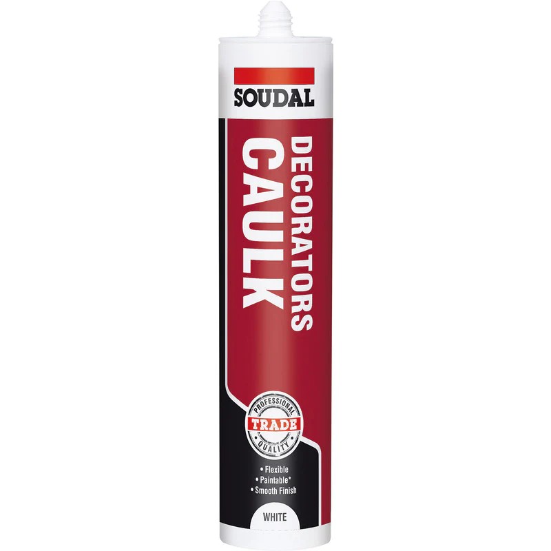 Decorators Caulk Filler Soudal - White - 290ml