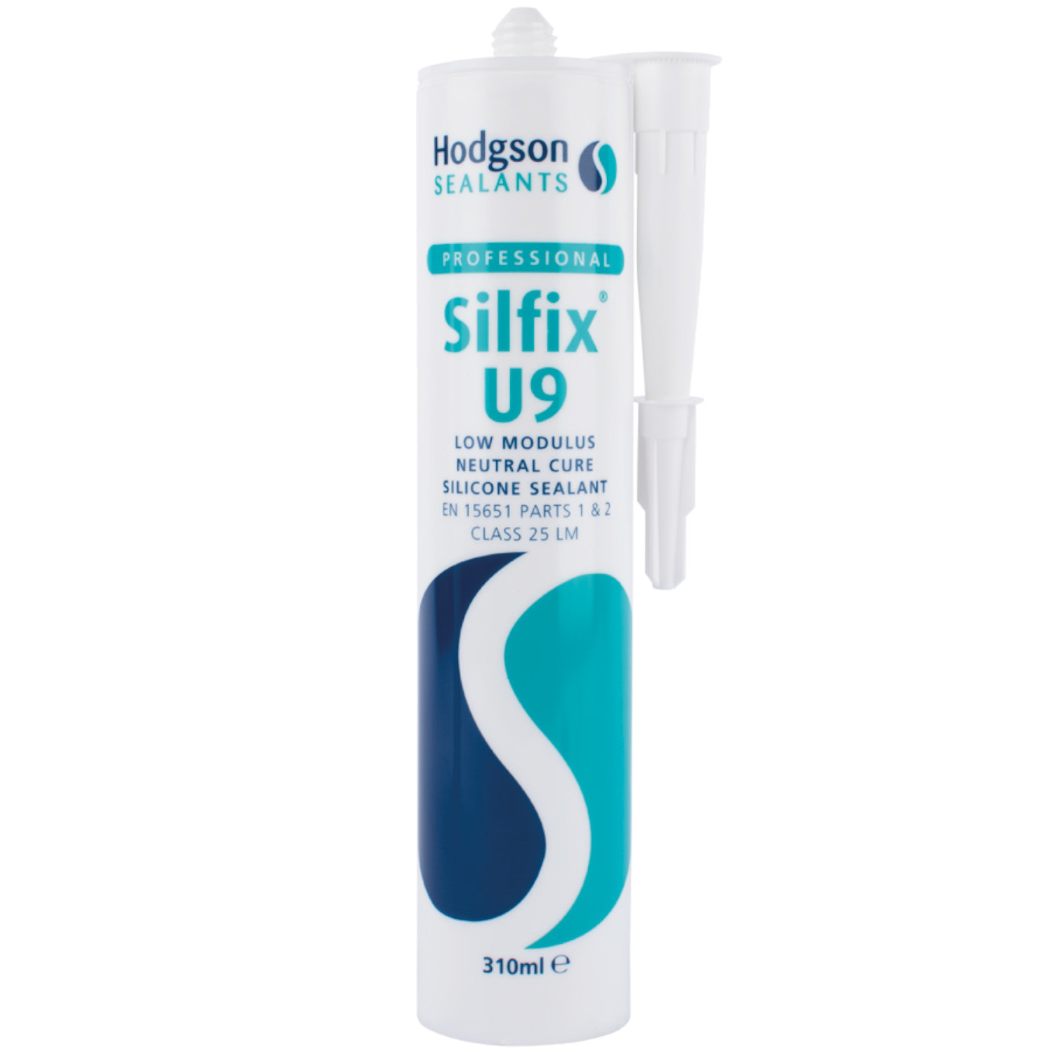 Hodgson Silfix U9 Silicone Sealant - White - 310ml